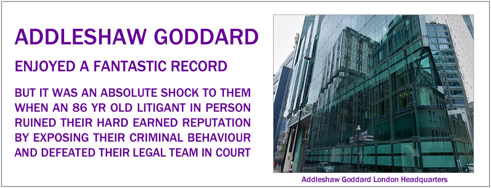 Addleshaw Goddard Defending the Indefensible.